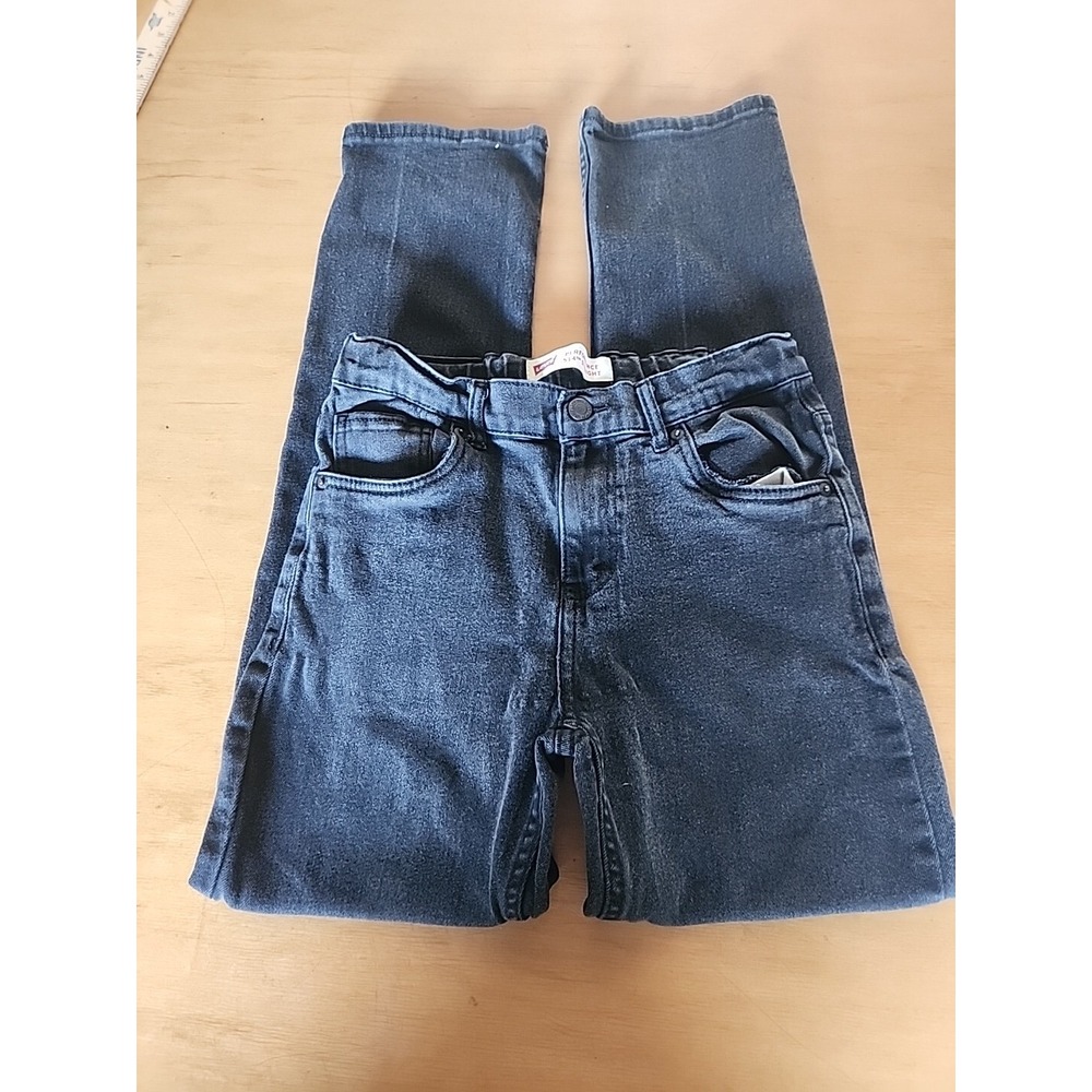 Levi's 514 Black‎ Straight Leg Jeans Boys Youth Size 18 Regular 29x31